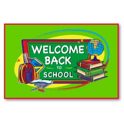 welcome back to school clipart animated