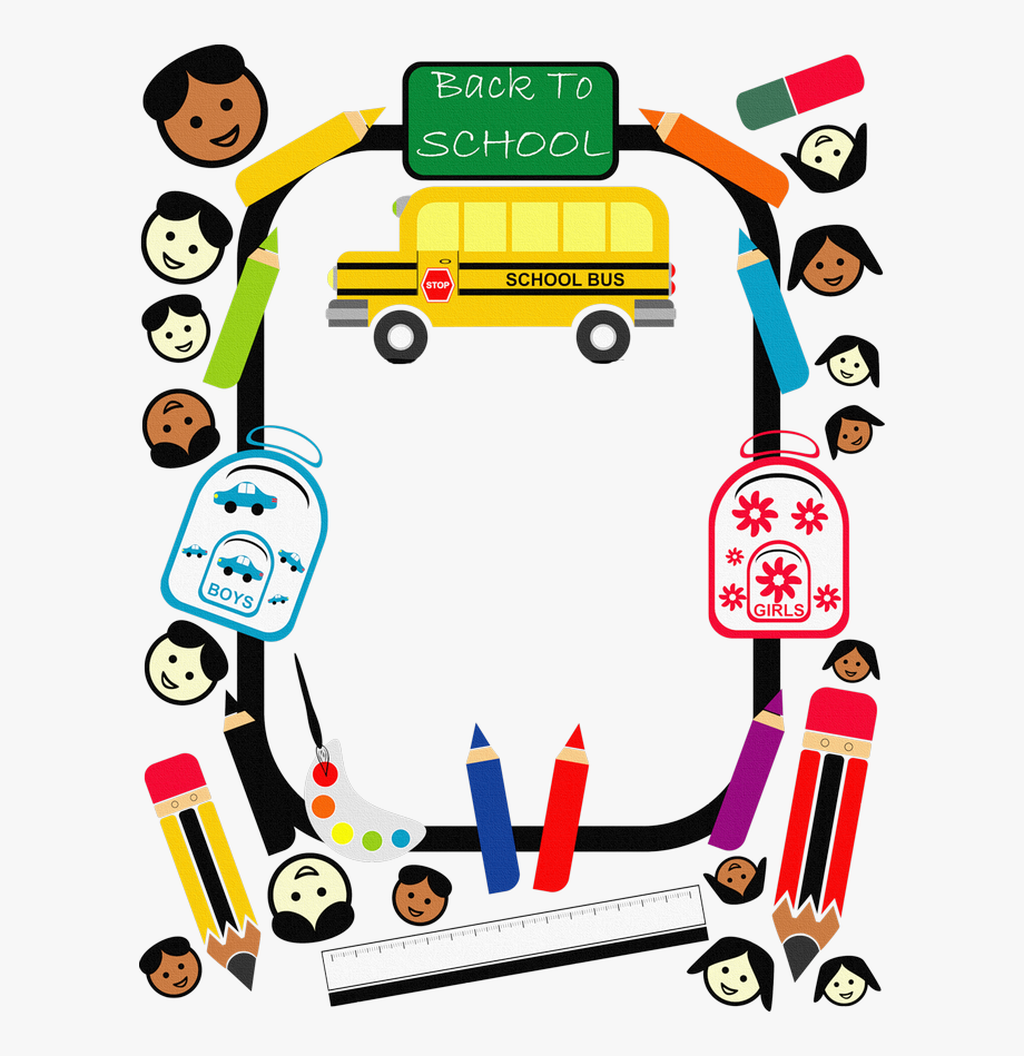 welcome back to school clipart border