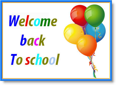 welcome back to school clipart printable