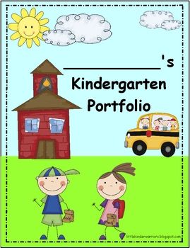 Kindergarten portfolio and.