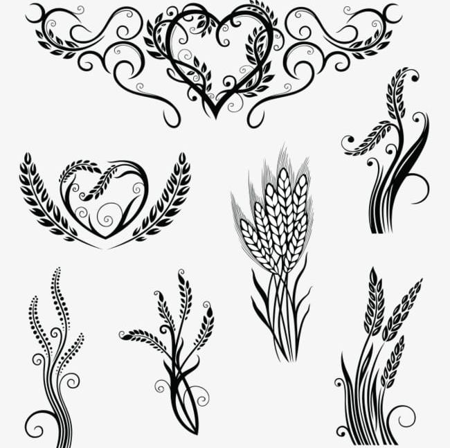 Wheat Pattern PNG, Clipart, Arabesque, Decorative