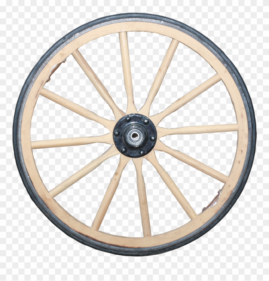 Bullock cart wheel.