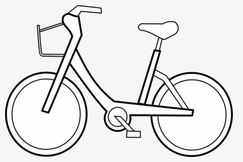Free Bike Black And White Clip Art with No Background