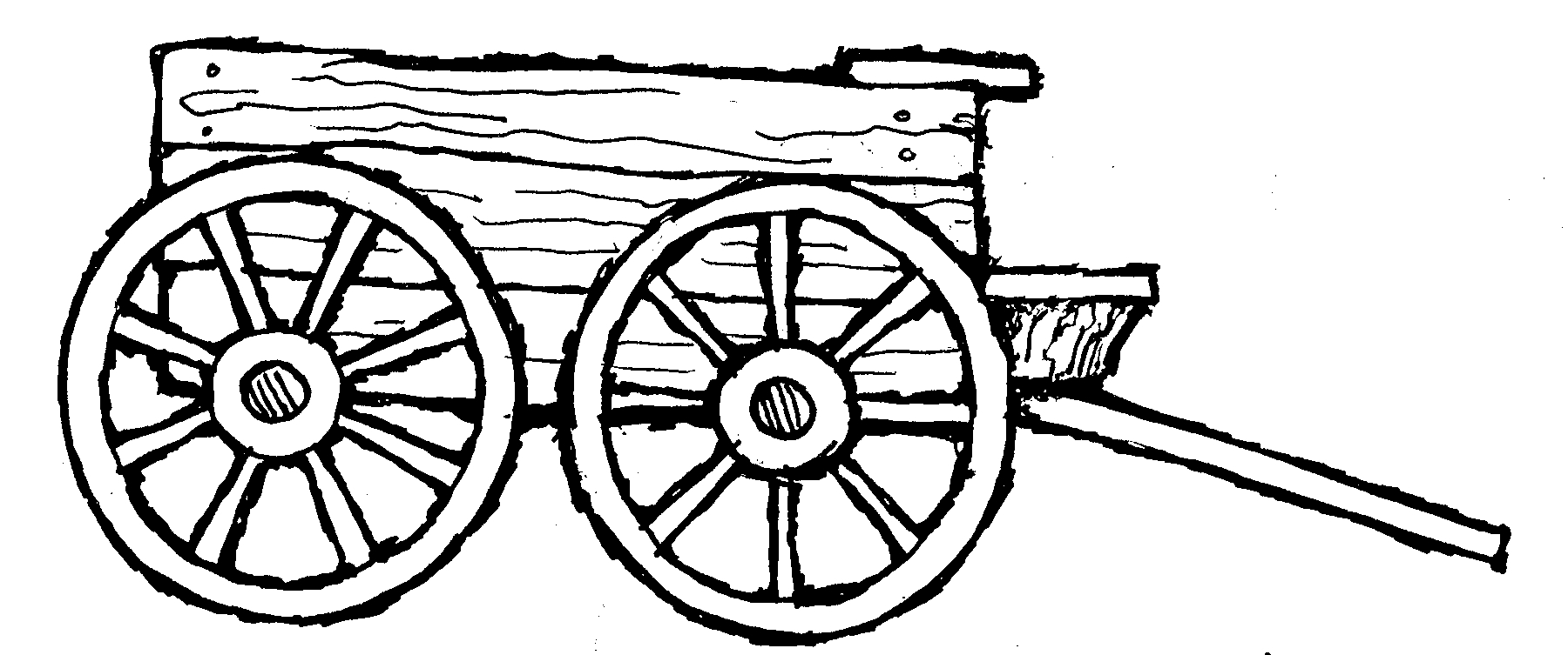 Free Wagon Clipart Black And White, Download Free Clip Art