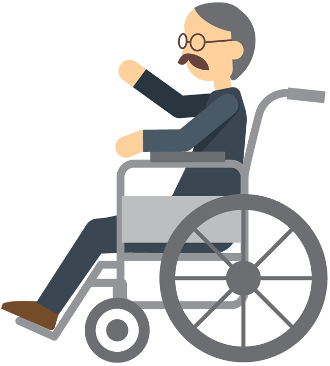 wheelchair clipart animated