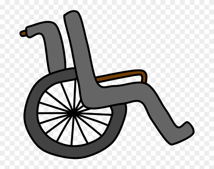 Wheelchair design clipart.
