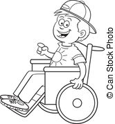 wheelchair clipart drawing