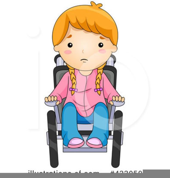 Free Clipart Child In Wheelchair