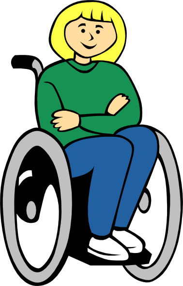 Free wheelchair cliparts.
