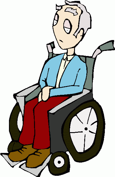Free wheelchair cliparts.