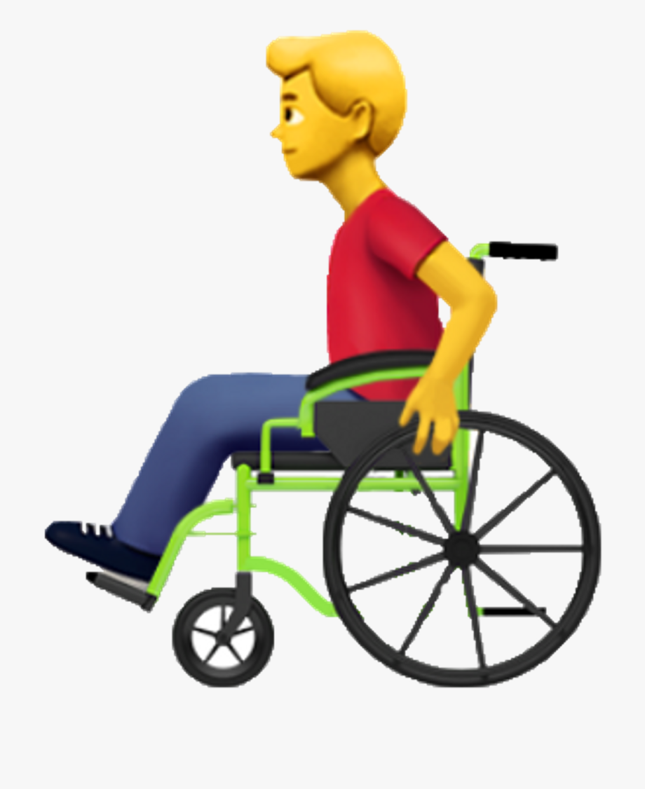 Emoji Disability Wheelchair Man Freetoedit Clipart