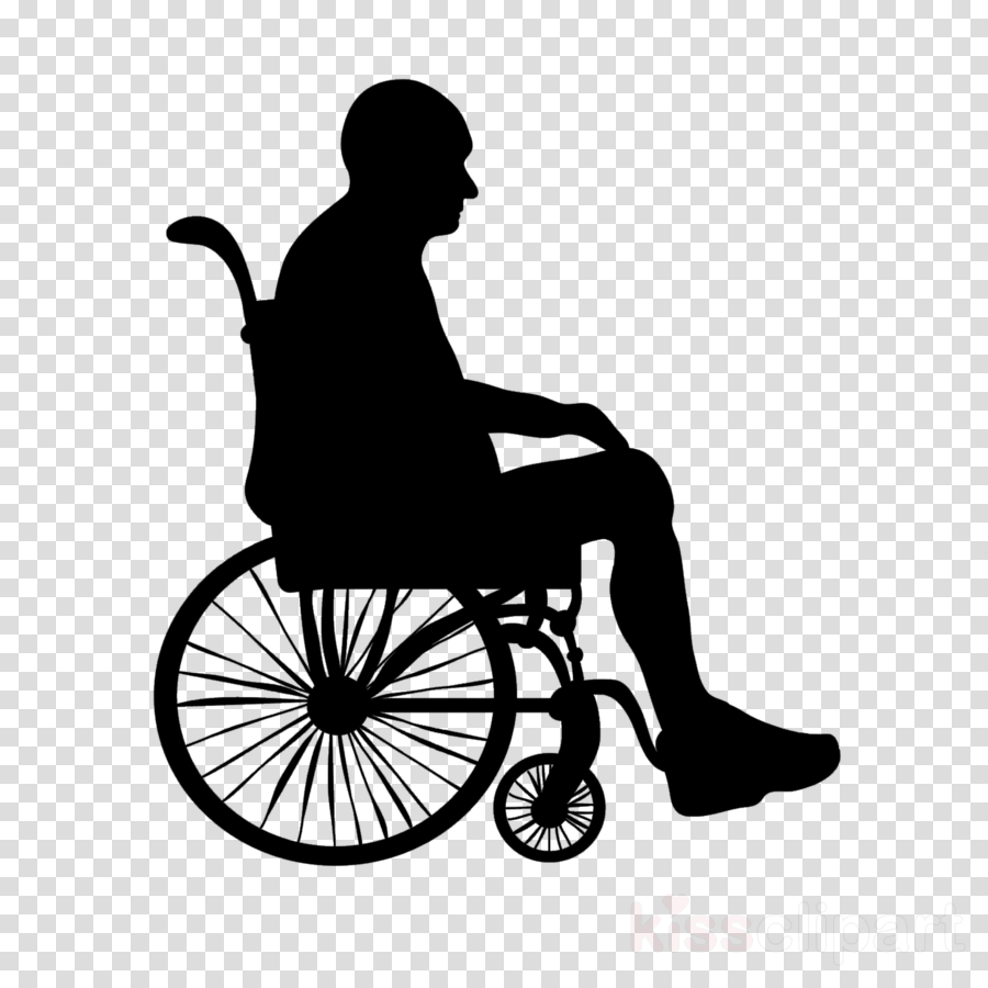 Wheelchair Clip Art Black And White