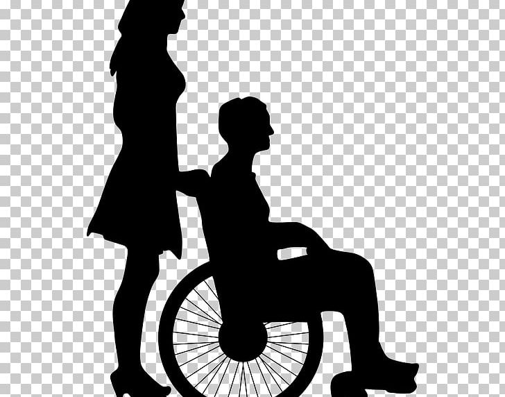Wheelchair silhouette disability.