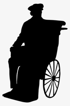 Wheelchair silhouette png.
