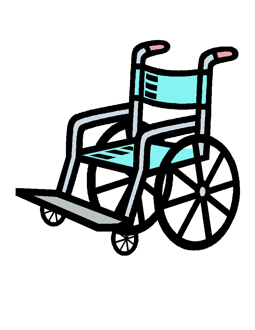 wheelchair clipart white