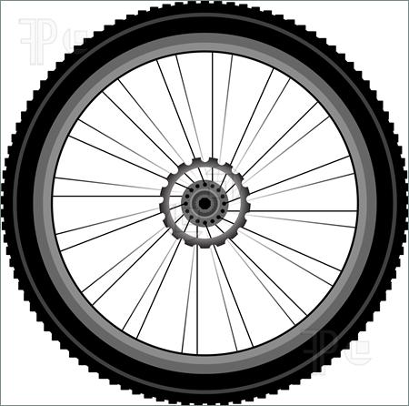 Free motorcycle wheel.
