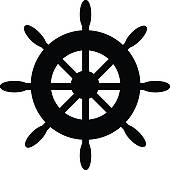Boat wheel clipart