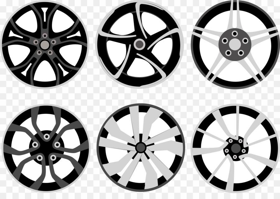 Vector Alloy Wheels PNG Car Alloy Wheel Clipart download