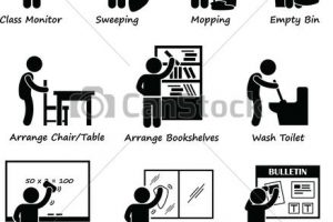 Cleaning whiteboard clipart