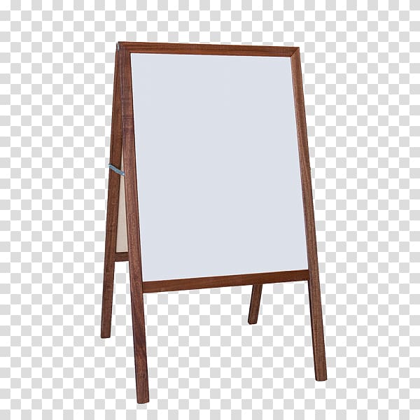 Angle Wood Easel, eraser and hand whiteboard transparent