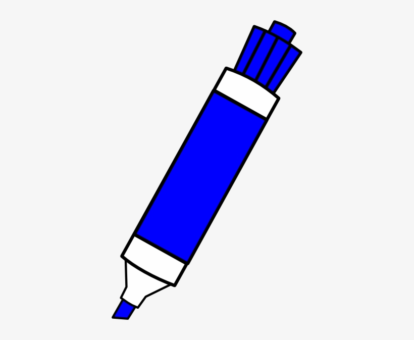 Blue Dry Erase Marker Clip Art At Clker