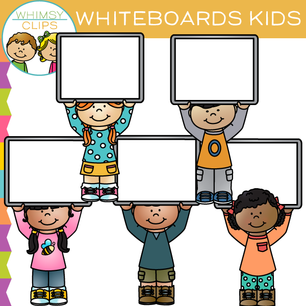 Whiteboard Kids Clip Art , Image Illustrations