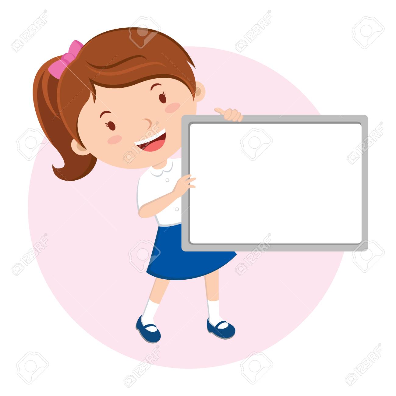 Student whiteboard clipart