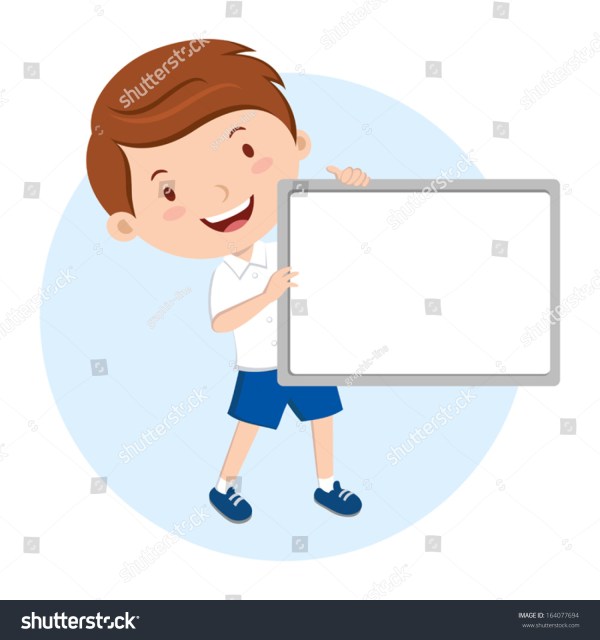 Student whiteboard clipart.