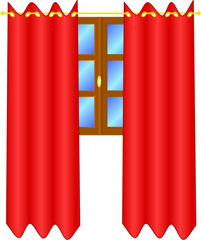 Window treatment Curtain Clip art