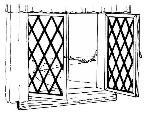 window clipart outline