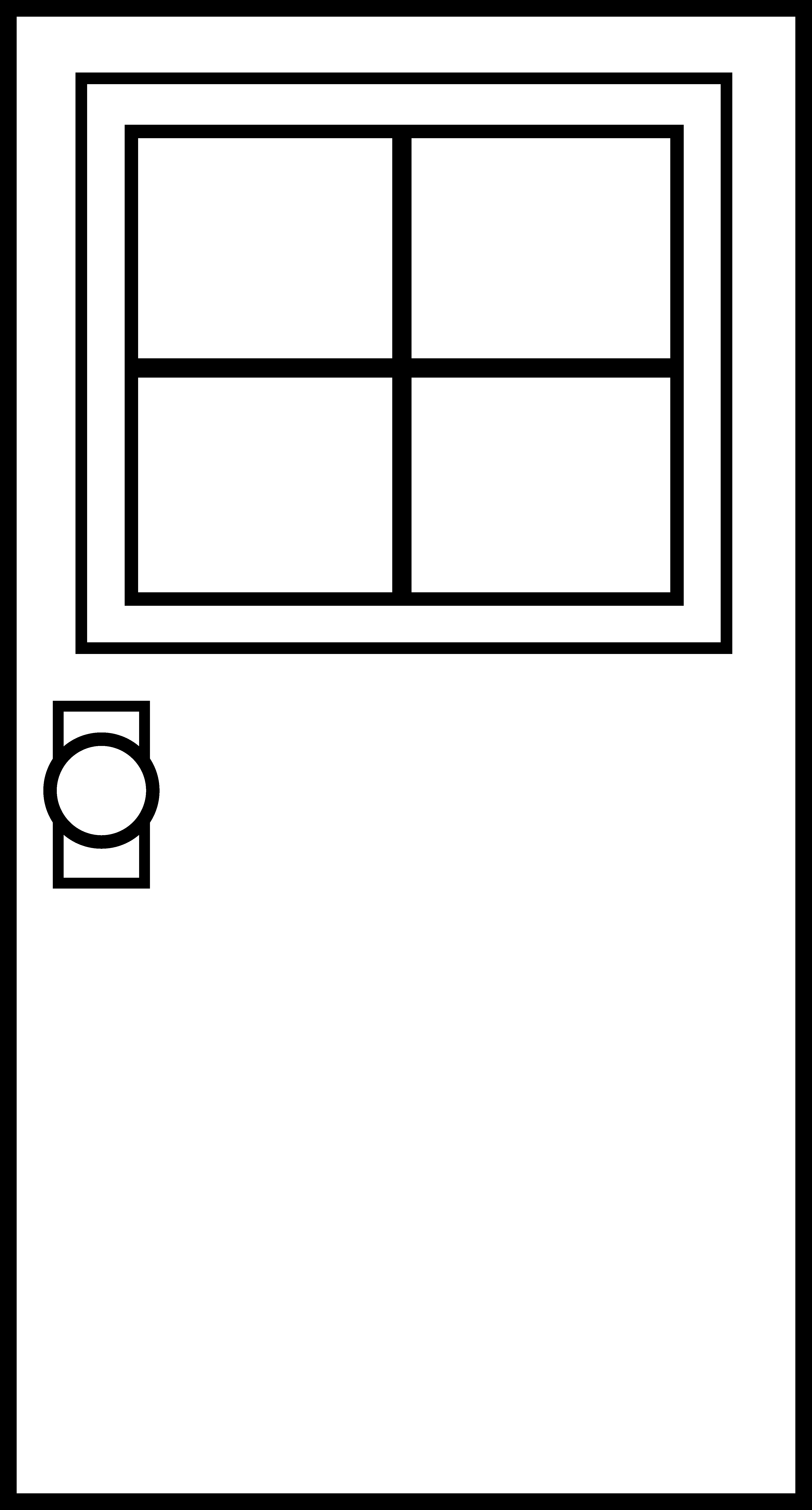 Window Outline Cliparts