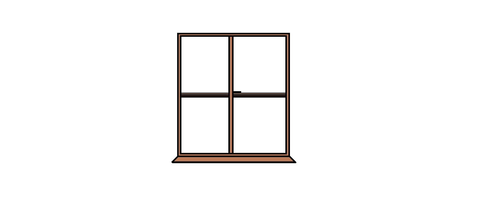 Furniture clipart simple window, Furniture simple window