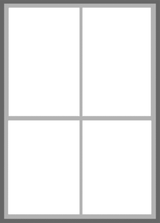 Free square window.