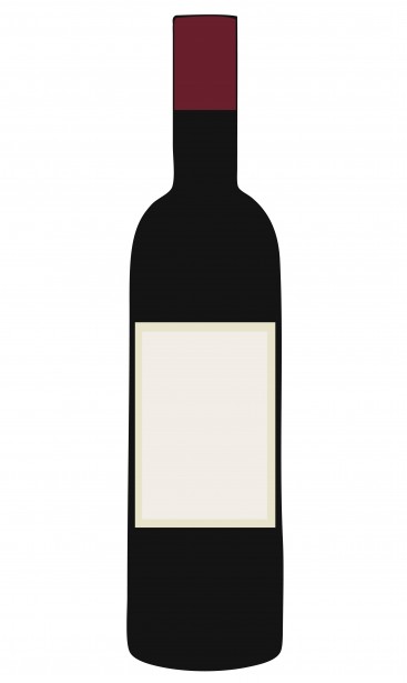 Wine Bottle Blank Label Free Stock Photo