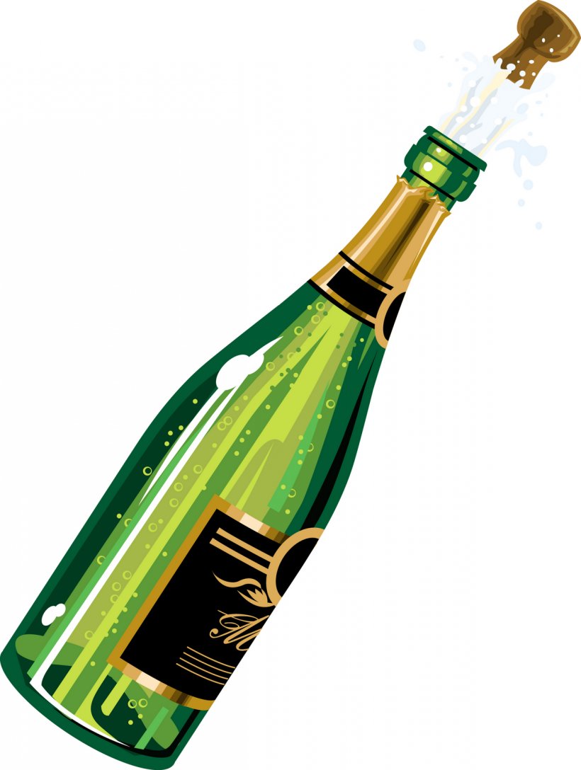 wine bottle clipart champagne