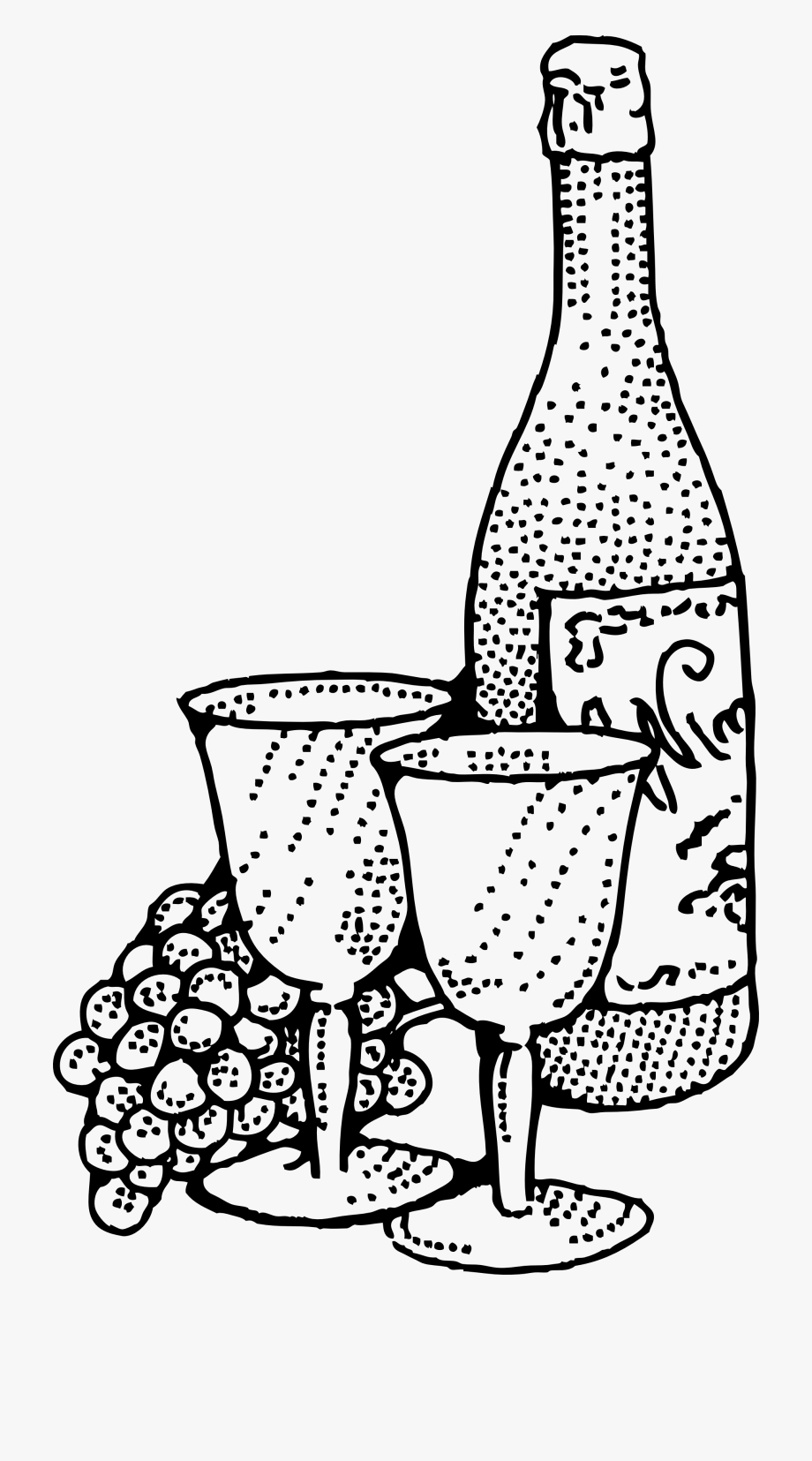 Clip Royalty Free Library Wine And Cheese Clipart Black
