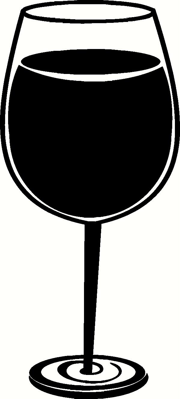 Clip art black and white wine clipart kid