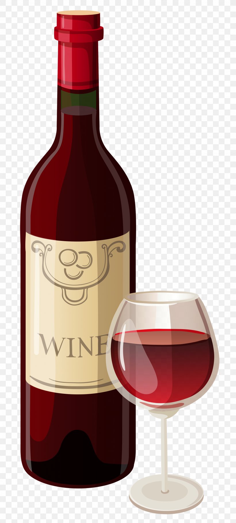 Red Wine Champagne Bottle Clip Art, PNG,