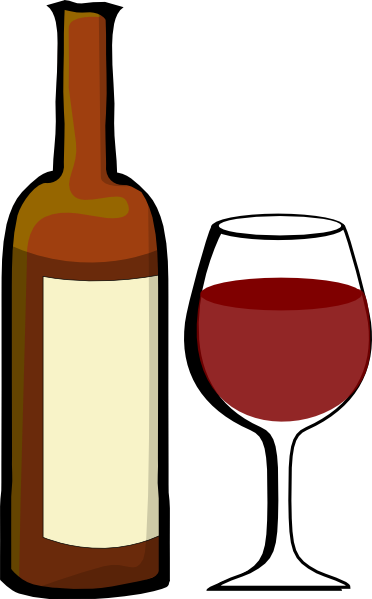 wine clipart cartoon
