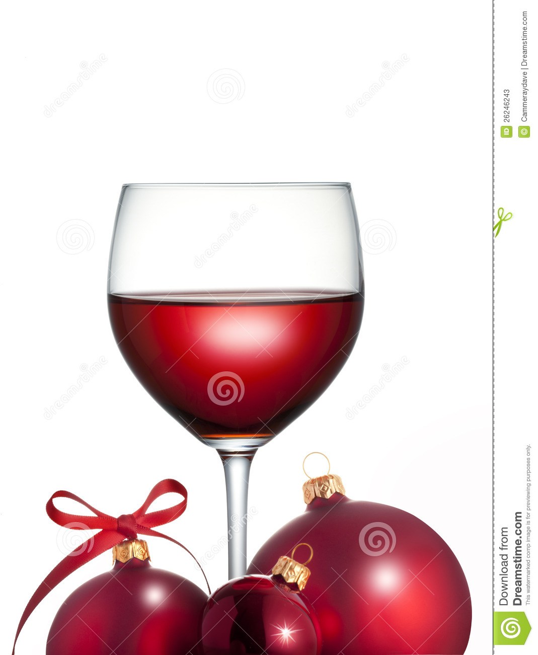 Christmas wine clipart