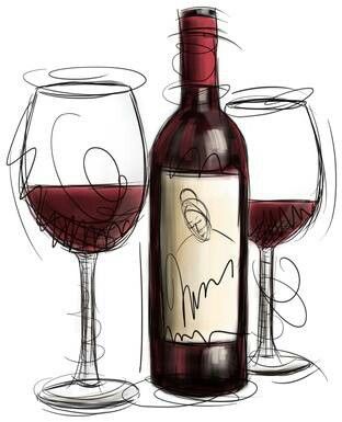 Wine clipart cool.