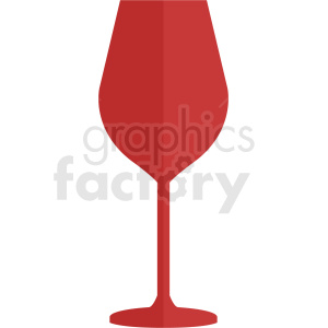 Red wine glass vector design clipart