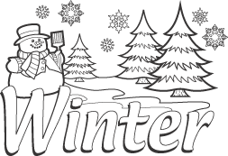 Free Winter Images Black And White, Download Free Clip Art