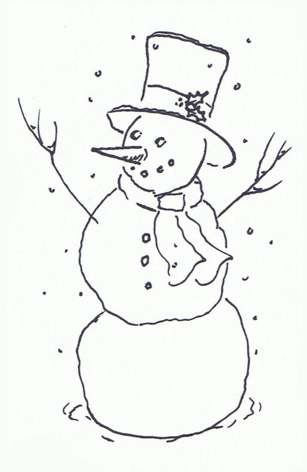 winter clipart black and white