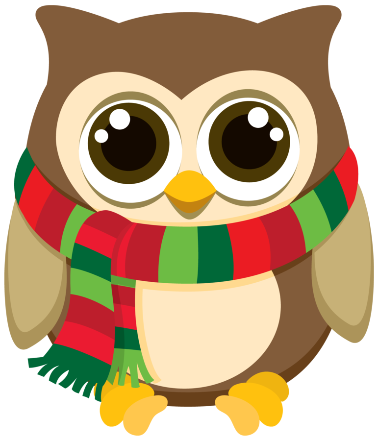 Winter clipart owl, Winter owl Transparent FREE for download