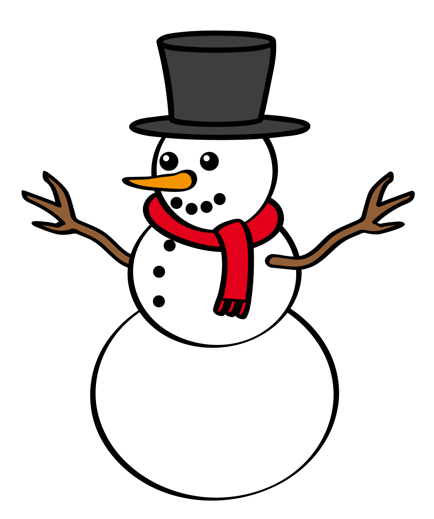 Free snowman images.