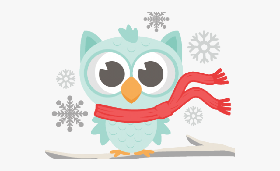 Owl winter cliparts.