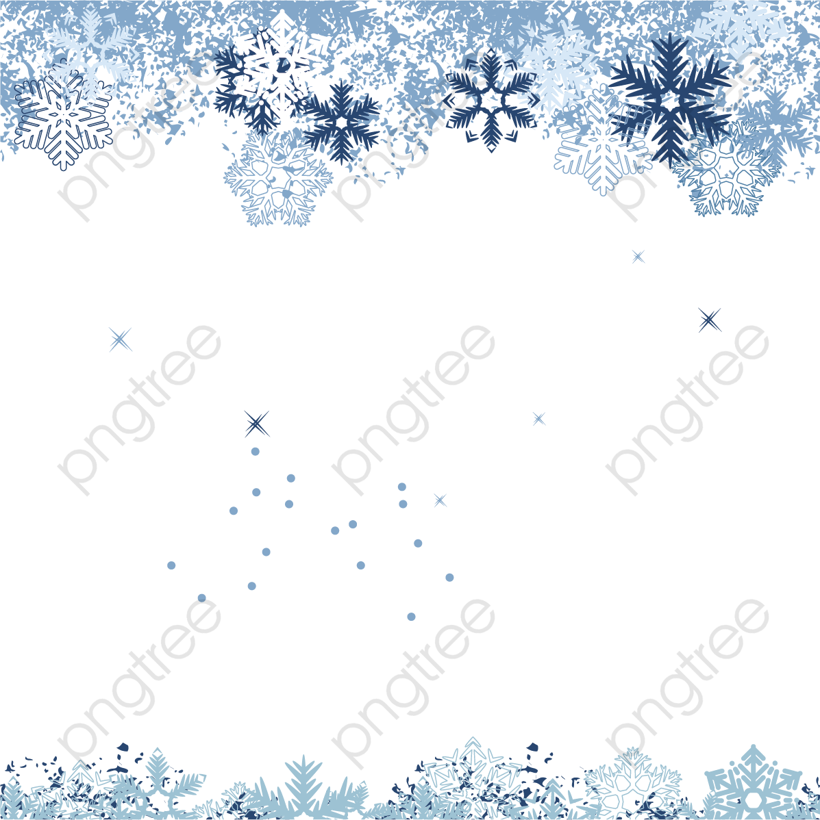 HD Winter Snowflake Background