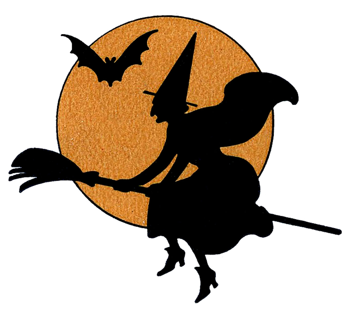 Halloween witches clipart.