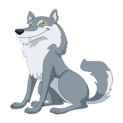 Free animated wolf.